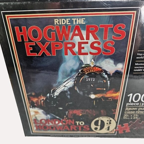 Harry Potter Hogwarts Express 1000 Piece Jigsaw‎ Puzzle London Train New READ - Picture 8 of 9